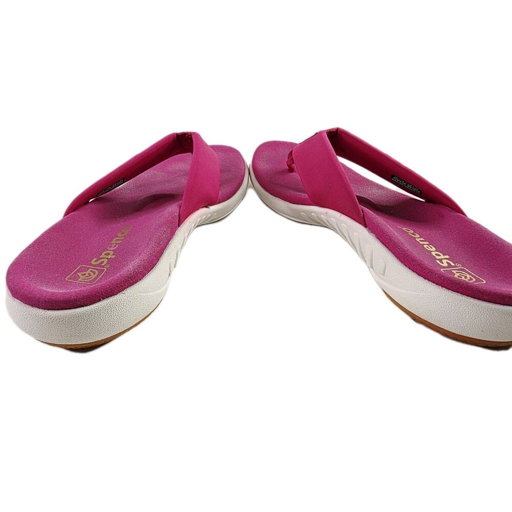 Spenco Orthotic Memory Foam Thong Sandal Victoria Summer Women's Pink Size 9.5B - Picture 5 of 7